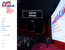 Tablet Screenshot of americanafilmfest.com